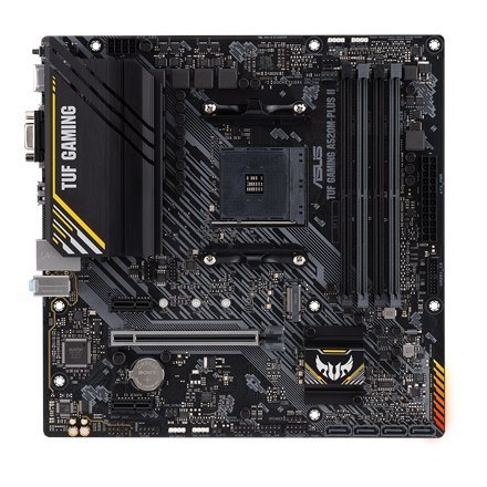 Asus | TUF GAMING A520M-PLUS II | Processor family AMD | Processor socket AM4 | DDR4 DIMM | Memory slots 4 | Supported hard disk Asus | TUF GAMING A520M-PLUS II | Processor family AMD | Processor socket AM4 | DDR4 DIMM | Memory slots 4 | Supported hard disk