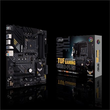 Asus | TUF GAMING B550-PLUS | Memory slots 4 | Chipset AMD B | ATX | Processor family AMD | Processor socket AM4 | DDR4 Asus | TUF GAMING B550-PLUS | Memory slots 4 | Chipset AMD B | ATX | Processor family AMD | Processor socket AM4 | DDR4
