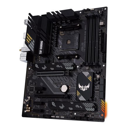 Asus | TUF GAMING B550-PLUS WIFI II | Processor family AMD | Processor socket AM4 | DDR4 DIMM | Memory slots 4 | Supported hard Asus | TUF GAMING B550-PLUS WIFI II | Processor family AMD | Processor socket AM4 | DDR4 DIMM | Memory slots 4 | Supported hard