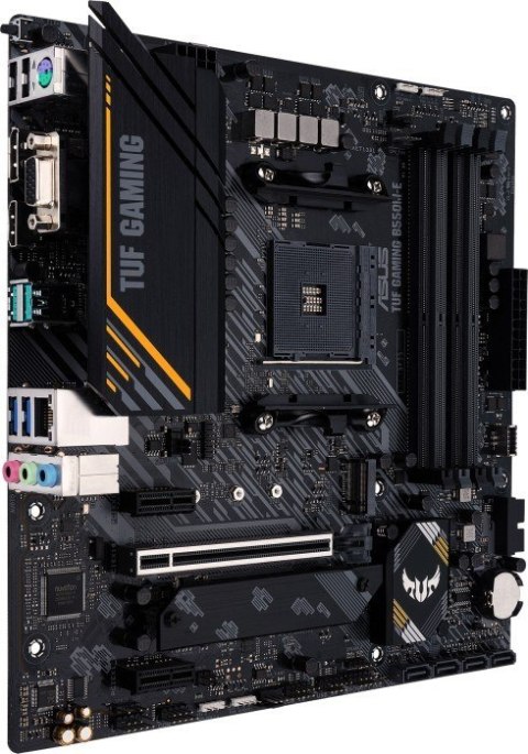 Asus | TUF GAMING B550M-E | Processor family AMD | Processor socket AM4 | DDR4 DIMM | Memory slots 4 | Supported hard disk drive Asus | TUF GAMING B550M-E | Processor family AMD | Processor socket AM4 | DDR4 DIMM | Memory slots 4 | Supported hard disk drive