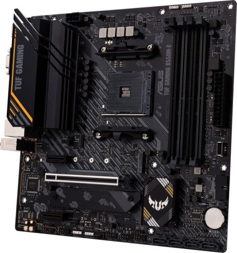 Asus | TUF GAMING B550M-E | Processor family AMD | Processor socket AM4 | DDR4 DIMM | Memory slots 4 | Supported hard disk drive Asus | TUF GAMING B550M-E | Processor family AMD | Processor socket AM4 | DDR4 DIMM | Memory slots 4 | Supported hard disk drive