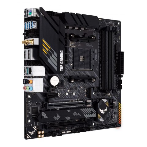 Asus | TUF GAMING B550M-PLUS WIFI II | Processor family AMD | Processor socket AM4 | DDR4 | Memory slots 4 | Number of SATA conn Asus | TUF GAMING B550M-PLUS WIFI II | Processor family AMD | Processor socket AM4 | DDR4 | Memory slots 4 | Number of SATA conn