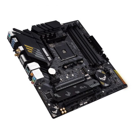Asus | TUF GAMING B550M-PLUS WIFI II | Processor family AMD | Processor socket AM4 | DDR4 | Memory slots 4 | Number of SATA conn Asus | TUF GAMING B550M-PLUS WIFI II | Processor family AMD | Processor socket AM4 | DDR4 | Memory slots 4 | Number of SATA conn