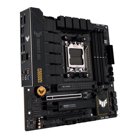 Asus | TUF GAMING B650M-PLUS | Processor family AMD | Processor socket AM5 | DDR5 DIMM | Memory slots 4 | Supported hard disk d