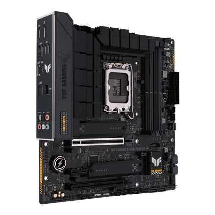 Asus | TUF GAMING B760M-PLUS D4 | Processor family Intel | Processor socket LGA1700 | DDR4 DIMM | Memory slots 4 | Supported ha Asus | TUF GAMING B760M-PLUS D4 | Processor family Intel | Processor socket LGA1700 | DDR4 DIMM | Memory slots 4 | Supported ha