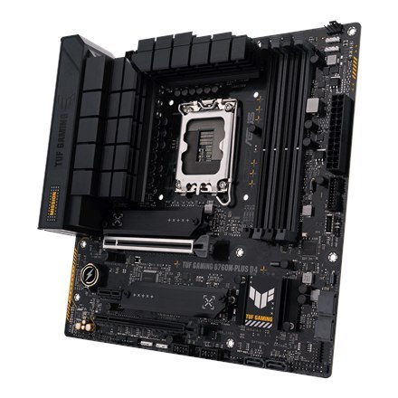Asus | TUF GAMING B760M-PLUS D4 | Processor family Intel | Processor socket LGA1700 | DDR4 DIMM | Memory slots 4 | Supported ha Asus | TUF GAMING B760M-PLUS D4 | Processor family Intel | Processor socket LGA1700 | DDR4 DIMM | Memory slots 4 | Supported ha