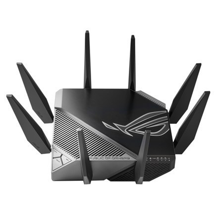 Asus | Wi-Fi 6 Tri-Band Gigabit Gaming Router | ROG GT-AXE11000 Rapture | 802.11ax | 1148+4804+4804 Mbit/s | 10/100/1000/2500 Mb Asus | Wi-Fi 6 Tri-Band Gigabit Gaming Router | ROG GT-AXE11000 Rapture | 802.11ax | 1148+4804+4804 Mbit/s | 10/100/1000/2500 Mb
