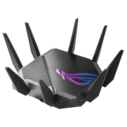 Asus | Wi-Fi 6 Tri-Band Gigabit Gaming Router | ROG GT-AXE11000 Rapture | 802.11ax | 1148+4804+4804 Mbit/s | 10/100/1000/2500 Mb Asus | Wi-Fi 6 Tri-Band Gigabit Gaming Router | ROG GT-AXE11000 Rapture | 802.11ax | 1148+4804+4804 Mbit/s | 10/100/1000/2500 Mb