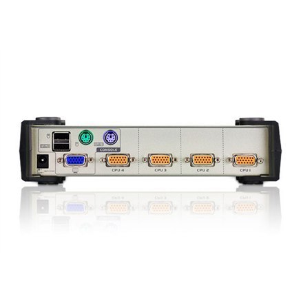 Aten 4-portowy przełącznik KVM PS/2-USB VGA Aten | 4-portowy przełącznik KVM PS/2-USB VGA Aten 4-portowy przełącznik KVM PS/2-USB VGA Aten | 4-portowy przełącznik KVM PS/2-USB VGA