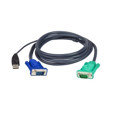 Aten | 5M Kabel KVM USB z 3 w 1 SPHD | 2L-5205U Aten | 5M Kabel KVM USB z 3 w 1 SPHD | 2L-5205U