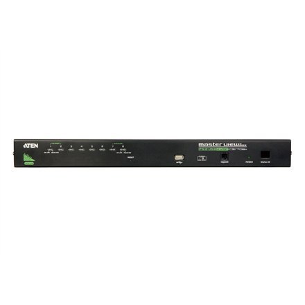 Aten | 8-portowy przełącznik KVM PS/2-USB VGA z portem Daisy-Chain i obsługą urządzeń peryferyjnych USB | CS1708A | Gwarancja 24 Aten | 8-portowy przełącznik KVM PS/2-USB VGA z portem Daisy-Chain i obsługą urządzeń peryferyjnych USB | CS1708A | Gwarancja 24