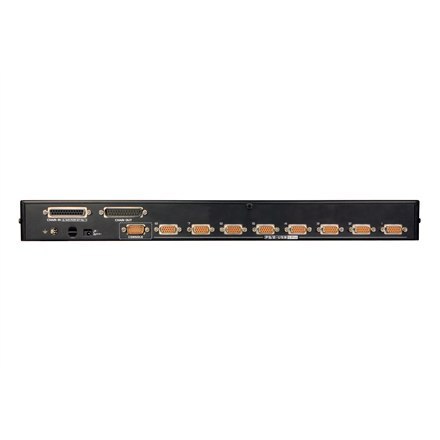 Aten | 8-portowy przełącznik KVM PS/2-USB VGA z portem Daisy-Chain i obsługą urządzeń peryferyjnych USB | CS1708A | Gwarancja 24 Aten | 8-portowy przełącznik KVM PS/2-USB VGA z portem Daisy-Chain i obsługą urządzeń peryferyjnych USB | CS1708A | Gwarancja 24