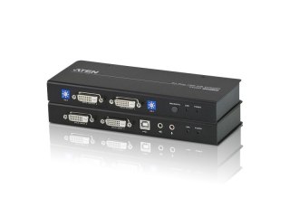 Aten CE604 USB DVI Dual View Cat 5 KVM Extender Aten | USB DVI Dual View Cat 5 KVM Extender | CE604