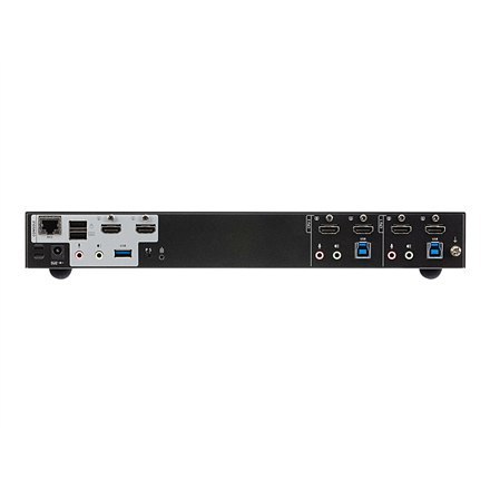 Aten CS1842-AT-G 2-Port True 4K HDMI Dual-View KVM Switch with Audio & USB 3.0 Hub | Aten Aten CS1842-AT-G 2-Port True 4K HDMI Dual-View KVM Switch with Audio & USB 3.0 Hub | Aten