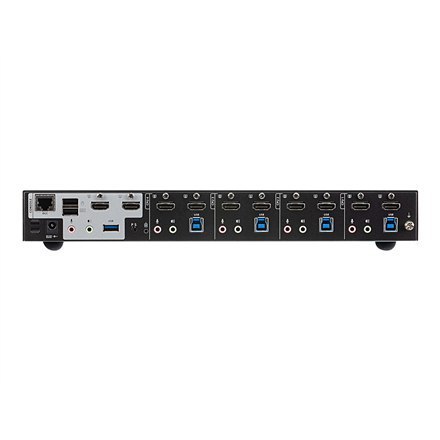 Aten CS1844-AT-G 4-Port True 4K HDMI Dual-View KVM Switch with Audio & USB 3.0 Hub | Aten Aten CS1844-AT-G 4-Port True 4K HDMI Dual-View KVM Switch with Audio & USB 3.0 Hub | Aten