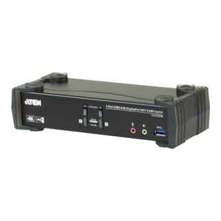 Aten CS1922M 2-Port USB3.0 4K DisplayPort KVMP Switch with Built-in MST Hub | Aten