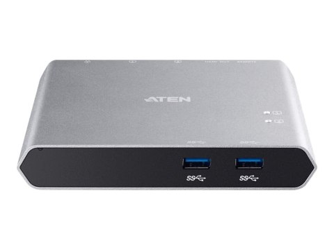 Aten | US3310-AT 2-portowy przełącznik dokujący USB-C z funkcją Power Pass-through Aten | US3310-AT 2-portowy przełącznik dokujący USB-C z funkcją Power Pass-through