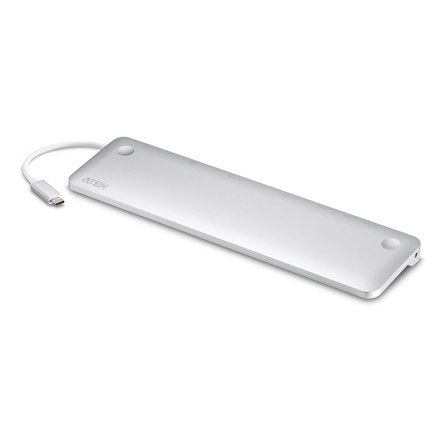Aten USB-C Multiport Dock with Power Pass-Through Aten | USB-C | USB-C Multiport Dock with Power Pass-Through Aten USB-C Multiport Dock with Power Pass-Through Aten | USB-C | USB-C Multiport Dock with Power Pass-Through