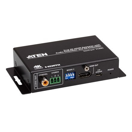 Aten VC882 True 4K HDMI Repeater with Audio Embedder & De-Embedder Aten VC882 True 4K HDMI Repeater with Audio Embedder & De-Embedder