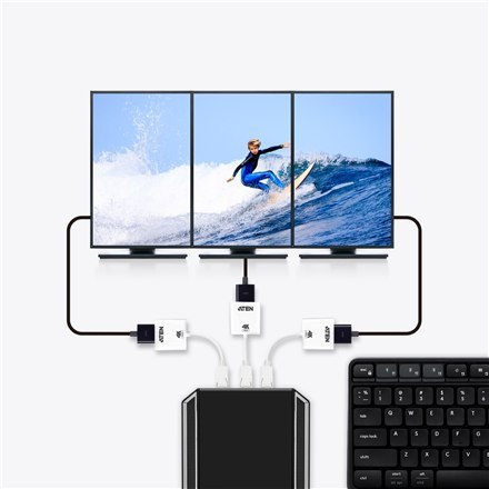 Aten VC986B True 4K DisplayPort to HDMI 2.0 Active Adapter Aten VC986B True 4K DisplayPort to HDMI 2.0 Active Adapter