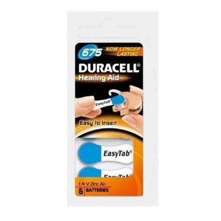 Baterie cynkowe Duracell A675/DA675/ZL675 - 6 szt. - Energia na najwyższym poziomie Baterie cynkowe Duracell A675/DA675/ZL675 - 6 szt. - Energia na najwyższym poziomie