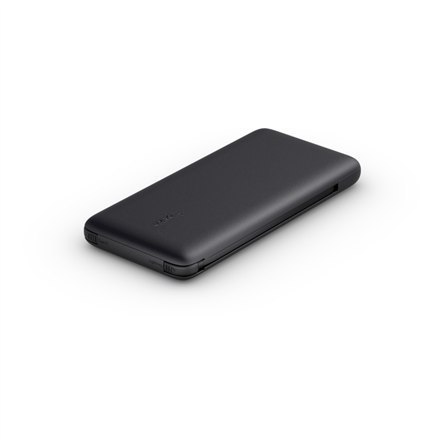Belkin | BOOST CHARGE Plus Power Bank | 10000 mAh | Integrated LTG and USB-C cables | Black Belkin | BOOST CHARGE Plus Power Bank | 10000 mAh | Integrated LTG and USB-C cables | Black