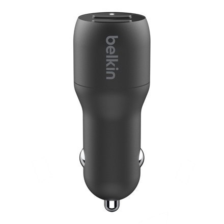Belkin | BOOST CHARGE | Podwójna ładowarka samochodowa USB-A 24W + kabel USB-A do Lightning Belkin | BOOST CHARGE | Podwójna ładowarka samochodowa USB-A 24W + kabel USB-A do Lightning