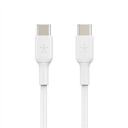 Belkin | Kabel USB-C | Męski | 24-pinowy USB-C | Męski | Biały | 24-pinowy USB-C | 2 m Belkin | Kabel USB-C | Męski | 24-pinowy USB-C | Męski | Biały | 24-pinowy USB-C | 2 m