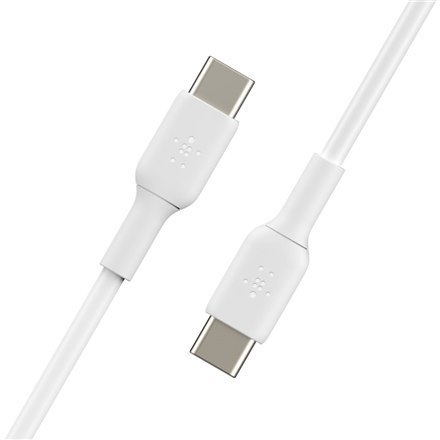 Belkin | Kabel USB-C | Męski | 24-pinowy USB-C | Męski | Biały | 24-pinowy USB-C | 2 m Belkin | Kabel USB-C | Męski | 24-pinowy USB-C | Męski | Biały | 24-pinowy USB-C | 2 m
