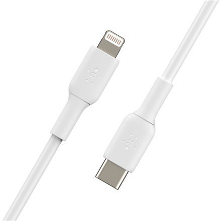 Belkin | Męski | Apple Lightning | Męski | Biały | 24-pinowy USB-C | 1 m Belkin | Męski | Apple Lightning | Męski | Biały | 24-pinowy USB-C | 1 m