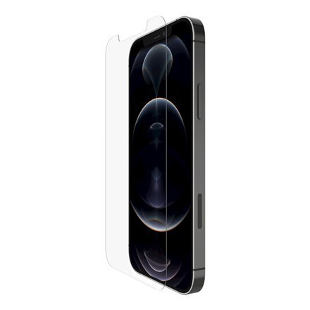 Belkin | Screen protector - glass | Apple iPhone 12, 12 Pro | Tempered glass (9H) | Transparent Belkin | Screen protector - glass | Apple iPhone 12, 12 Pro | Tempered glass (9H) | Transparent