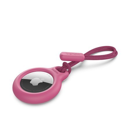 Belkin | Secure holder with strap | Apple AirTag | Pink Belkin | Secure holder with strap | Apple AirTag | Pink