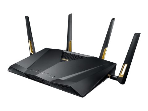 Bezprzewodowy dwuzakresowy router gigabitowy, UK | RT-AX88U PRO | 802.11ax | 1148+4804 Mbit/s | 10/100/1000 Mbit/s | Porty Ether Bezprzewodowy dwuzakresowy router gigabitowy, UK | RT-AX88U PRO | 802.11ax | 1148+4804 Mbit/s | 10/100/1000 Mbit/s | Porty Ether