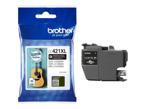Black Ink cartridge 500 pages 421XLBK Brother LC Black Ink cartridge 500 pages 421XLBK Brother LC