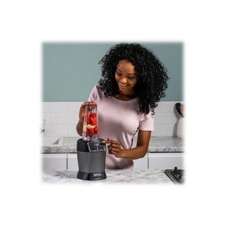 Blender | BN495EU | Tabletop | 1000 W | Materiał słoika Plastik | Pojemność słoika 0.7+0.7 L | Kruszenie lodu | Czarny/Srebrny