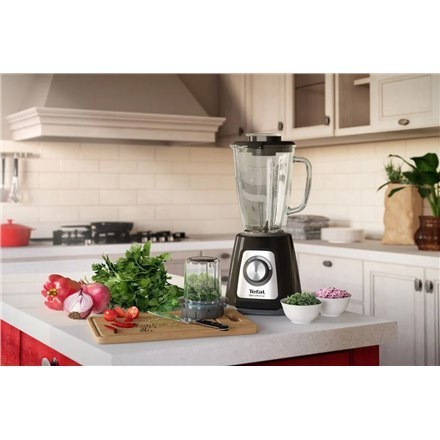 Blender TEFAL BL438831 BlendForce, stacjonarny, 800 W, szklany dzbanek 1.25 L, funkcja kruszenia lodu, czarny Blender TEFAL BL438831 BlendForce, stacjonarny, 800 W, szklany dzbanek 1.25 L, funkcja kruszenia lodu, czarny