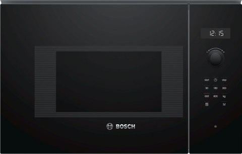 Bosch | BFL524MB0 | Kuchenka mikrofalowa | Do zabudowy | 20 L | 800 W | Czarny Bosch | BFL524MB0 | Kuchenka mikrofalowa | Do zabudowy | 20 L | 800 W | Czarny