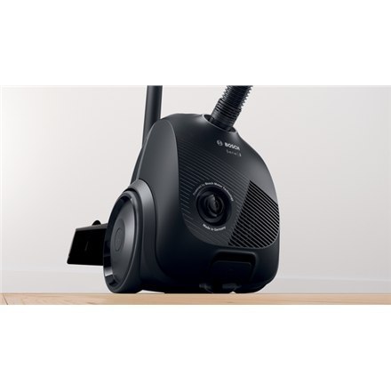 Bosch | BGBS2LB1 | Odkurzacz | Z workiem | Moc 600 W | Pojemność pyłu 3,5 l | Czarny
