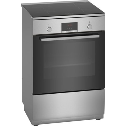 Bosch | Cooker | HLN39A050U Series 4 | Hob type Induction | Oven type Electric | Stainless Steel | Width 60 cm | Grilling | LED Bosch | Cooker | HLN39A050U Series 4 | Hob type Induction | Oven type Electric | Stainless Steel | Width 60 cm | Grilling | LED
