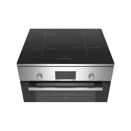 Bosch | Cooker | HLN39A050U Series 4 | Hob type Induction | Oven type Electric | Stainless Steel | Width 60 cm | Grilling | LED Bosch | Cooker | HLN39A050U Series 4 | Hob type Induction | Oven type Electric | Stainless Steel | Width 60 cm | Grilling | LED