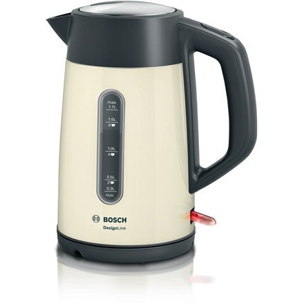 Bosch | Czajnik | TWK4P437 | Elektryczny | 2400 W | 1,7 L | Stal szlachetna | Beżowy Bosch | Czajnik | TWK4P437 | Elektryczny | 2400 W | 1,7 L | Stal szlachetna | Beżowy