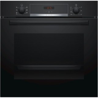 Bosch | HBA533BB0S | Oven | 71 L | A | Multifunctional | EcoClean | Push pull buttons | Height 60 cm | Width 60 cm | Black
