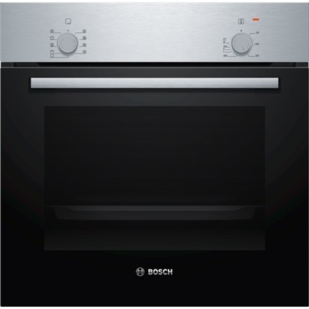 Bosch | HBF010BR3S | Oven | 66 L | Multifunctional | Manual | Knobs | Height 59.5 cm | Width 59.4 cm | Stainless steel Bosch | HBF010BR3S | Oven | 66 L | Multifunctional | Manual | Knobs | Height 59.5 cm | Width 59.4 cm | Stainless steel