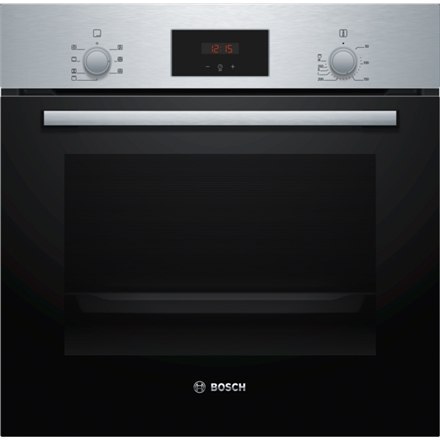 Bosch | HBF113BR1S | Oven | 66 L | Multifunctional | Manual | Electronic | Steam function | Yes | Height 59.5 cm | Width 59.4 cm Bosch | HBF113BR1S | Oven | 66 L | Multifunctional | Manual | Electronic | Steam function | Yes | Height 59.5 cm | Width 59.4 cm