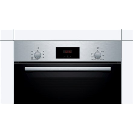 Bosch | HBF113BR1S | Oven | 66 L | Multifunctional | Manual | Electronic | Steam function | Yes | Height 59.5 cm | Width 59.4 cm Bosch | HBF113BR1S | Oven | 66 L | Multifunctional | Manual | Electronic | Steam function | Yes | Height 59.5 cm | Width 59.4 cm