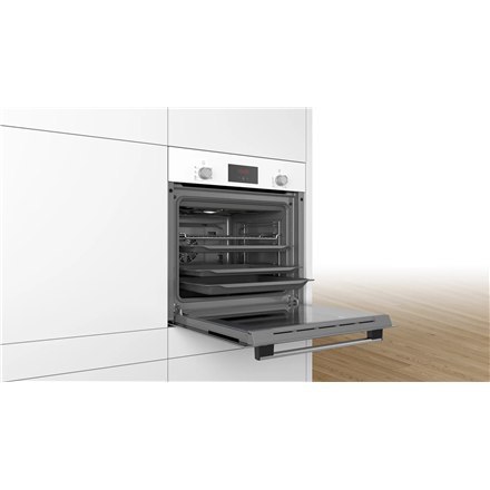 Bosch | HBF113BV1S | Oven | 66 L | Multifunctional | Manual | Mechanical control | Yes | Height 60 cm | Width 60 cm | White Bosch | HBF113BV1S | Oven | 66 L | Multifunctional | Manual | Mechanical control | Yes | Height 60 cm | Width 60 cm | White