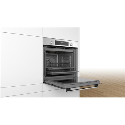 Bosch | HBG517CS1S Serie 6 | Oven | 71 L | Multifunctional | AquaSmart | Electronic | Yes | Height 59.5 cm | Width 56.8 cm | Sta Bosch | HBG517CS1S Serie 6 | Oven | 71 L | Multifunctional | AquaSmart | Electronic | Yes | Height 59.5 cm | Width 56.8 cm | Sta