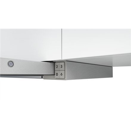 Bosch | Hood | DFT63AC50 Series 4 | Energy efficiency class D | Telescopic | Width 60 cm | 368 m³/h | Mechanical | Silver | LED Bosch | Hood | DFT63AC50 Series 4 | Energy efficiency class D | Telescopic | Width 60 cm | 368 m³/h | Mechanical | Silver | LED
