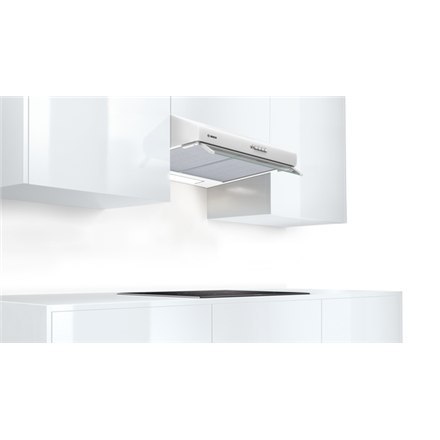 Bosch | Hood | DUL63CC20 Series 4 | Energy efficiency class D | Conventional | Width 60 cm | 350 m³/h | Mechanical | White | LED Bosch | Hood | DUL63CC20 Series 4 | Energy efficiency class D | Conventional | Width 60 cm | 350 m³/h | Mechanical | White | LED
