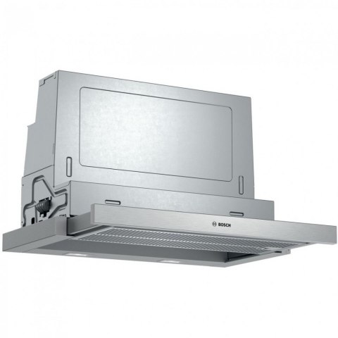 Bosch | Hood Serie 4 | DFS067A51 | Energy efficiency class A | Telescopic | Width 60 cm | 399 m³/h | Push Buttons | Silver | LED Bosch | Hood Serie 4 | DFS067A51 | Energy efficiency class A | Telescopic | Width 60 cm | 399 m³/h | Push Buttons | Silver | LED